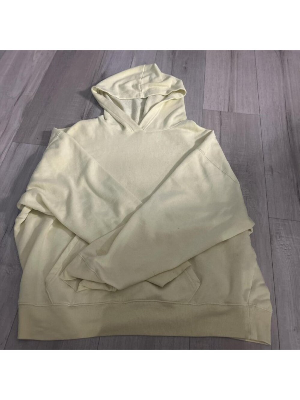 Yellow hoodie with a relaxed fit #loungewear #cozy